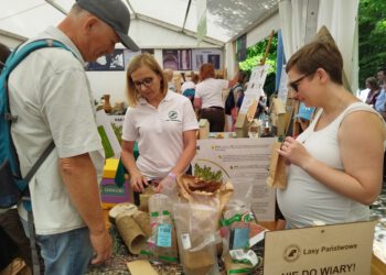 Leśnicy z Radomia na pikniku naukowym w Warszawie