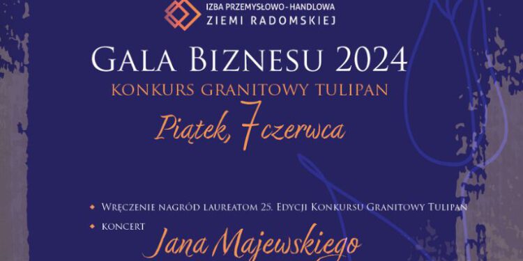Gala Biznesu 2024 – rozstrzygnięcie 25. Edycji Konkursu „Granitowy Tulipan”