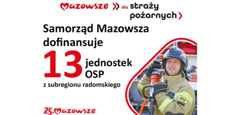 Jednostki OSP w subregionie radomskim ze wsparciem