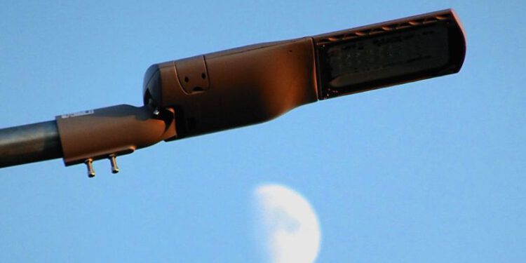 ul. Zakopiańska oświetlona