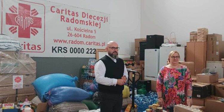 Caritas pomaga powodzianom