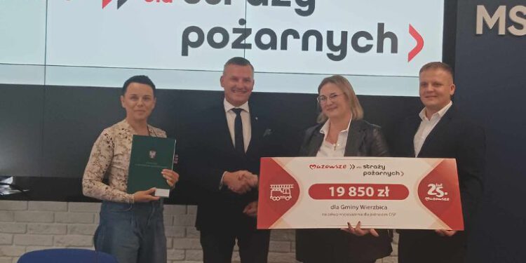 Kolejne wsparcie dla strażaków