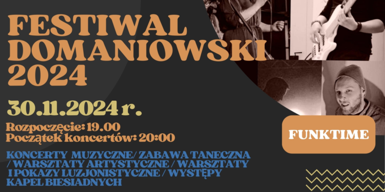 Festiwal Domaniowski – muzyka i sztuka nad Zalewem już w sobotę