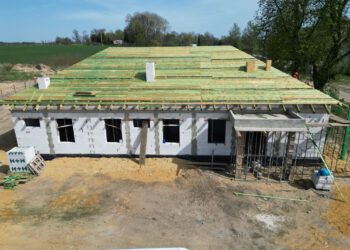 Duże postępy na budowie żłobka w Brzózie