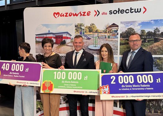 2 miliony złotych na remont Bernardyńskiej. Radom z kolejnym wsparciem z Mazowsza