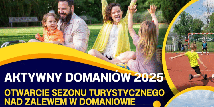 Aktywny Domaniów 2025 – startuje sezon turystyczny nad Zalewem