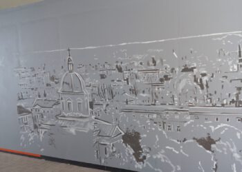 Panorama Radomia i Jacek Malczewski