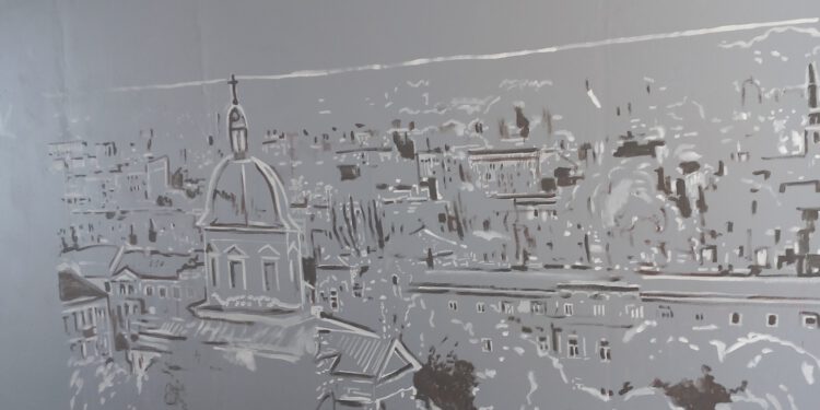 Panorama Radomia i Jacek Malczewski