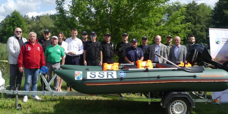 Nowa łódź dla Społecznej Straży Rybackiej Powiatu Białobrzeskiego