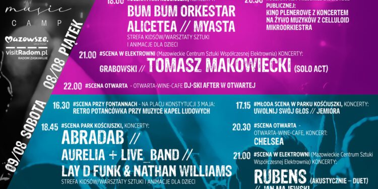 Radom Music Camp już w tym tygodniu