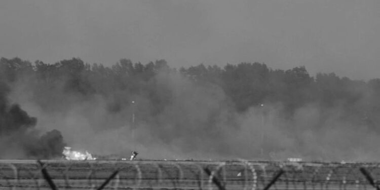 Katastrofa podczas prób do Air Show