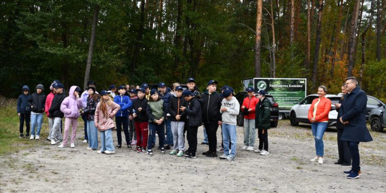 Wsiedlenie różanki, małży i raków do zbiornika wodnego „Traszka”