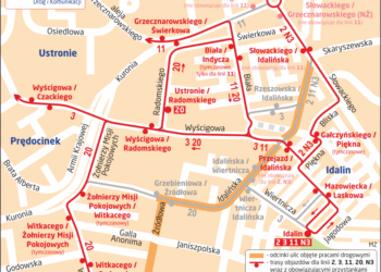 Dalsze prace na Idalińskiej