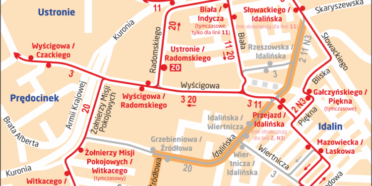 Dalsze prace na Idalińskiej