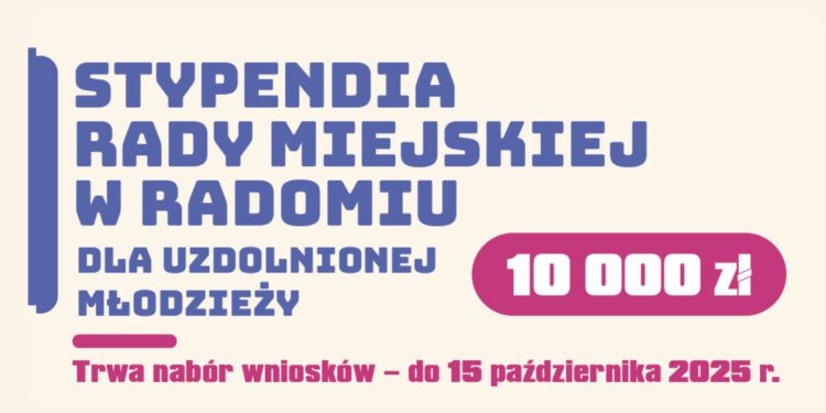 Stypendia dla zdolnych młodych radomian