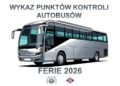 Policyjne kontrole autobusów przed feriami zimowymi