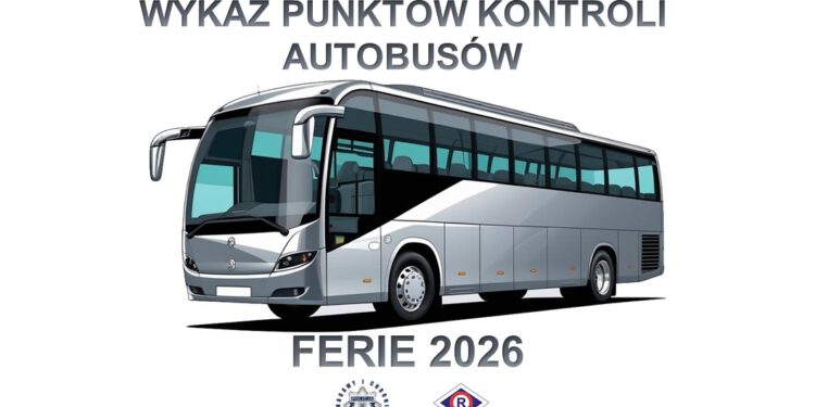 Policyjne kontrole autobusów przed feriami zimowymi