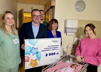 Pierwsza Radomianka 2026 roku powitana przez prezydenta Radomia