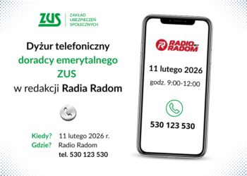 Dyżur telefoniczny ZUS w Radiu Radom