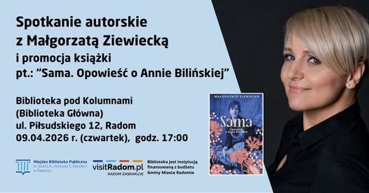 Literacki debiut radomskiej dziennikarki, Małgorzaty Ziewieckiej. Opowieść o niezwykłej artystce trafi do czytelników