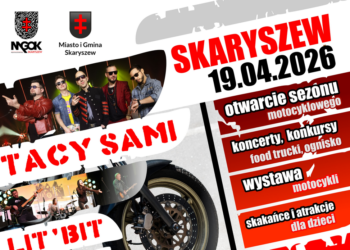 Motocykle, muzyka i dobra energia, Skaryszew zaprasza na otwarcie sezonu 2026