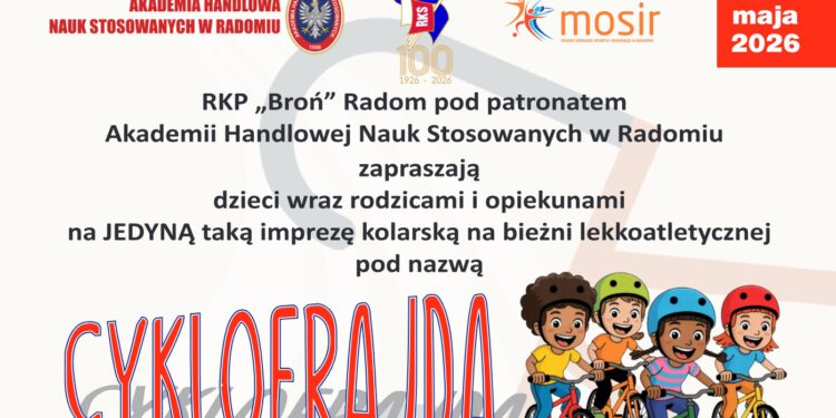 Rodzinne święto rowerów już 23 maja w Radomiu