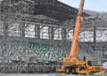 Praca wre na stadionie