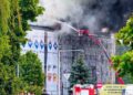 Pożar w kozienickim Zespole Szkół nr 1