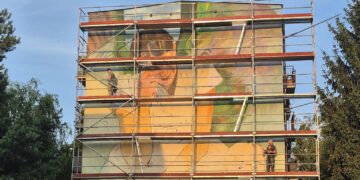 Obrazy Jacka Malczewskiego w skali XXL – nowy mural na radomskim szlaku