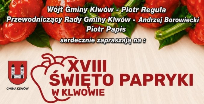 Klwów zaprasza na XVIII Święto Papryki