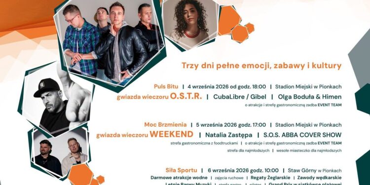 Pierwszy weekend września w Pionkach zapowiada się wyjątkowo