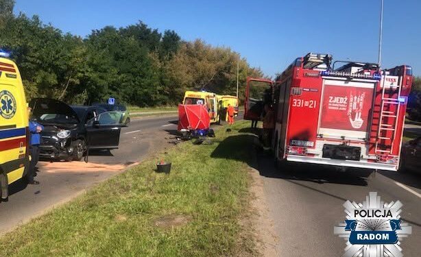 Tragiczny wypadek na Szarych Szeregów. Nie żyje motocyklista