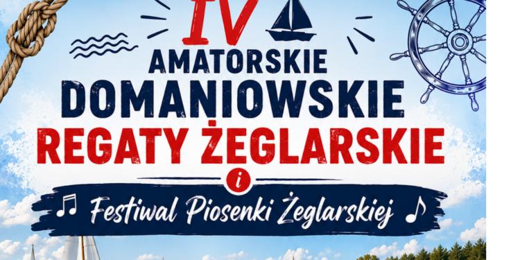 Żagle, sport i muzyka nad Zalewem Domaniowskim. W niedzielę IV edycja regat