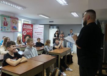Uczniowie ze Starych Zawad wzięli udział w warsztatach dziennikarskich
